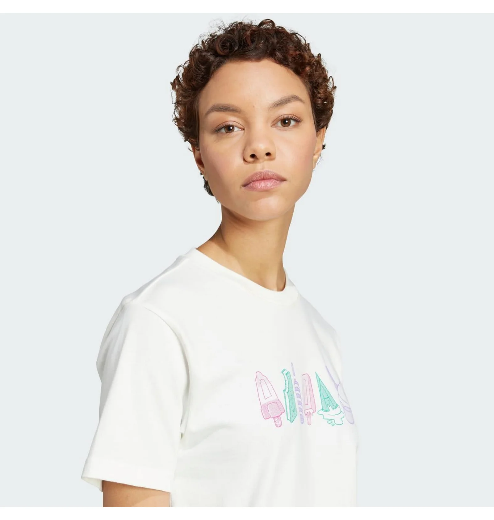 ᐉ Футболка женская Adidas Lounge Food White JN8271 - купить в