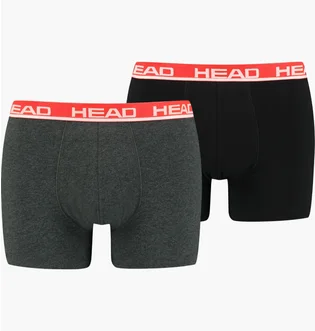 Трусы мужские HEAD Basic Boxer Grey/Black (2 шт) 701202741-011