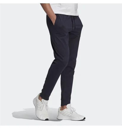 Штани чоловічі Adidas Essentials Single Jersey Tapered Cuff Pants Black GK9259