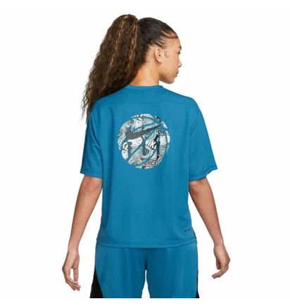 Футболка женская Nike Dri-Fit Warmup Blue FB7992-457