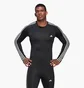 Лонгслів чоловічий Adidas Techfit 3-Stripes Training Long Sleeve Tee Black Hd3532