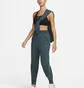 Штани жіночі Nike Dri-Fit One High-Waisted 7/8 French Terry Graphic Pants Turquoise FB5575-328