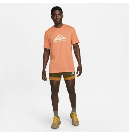 Футболка чоловіча Nike Dri-Fit Trail Orange Dm5412-871