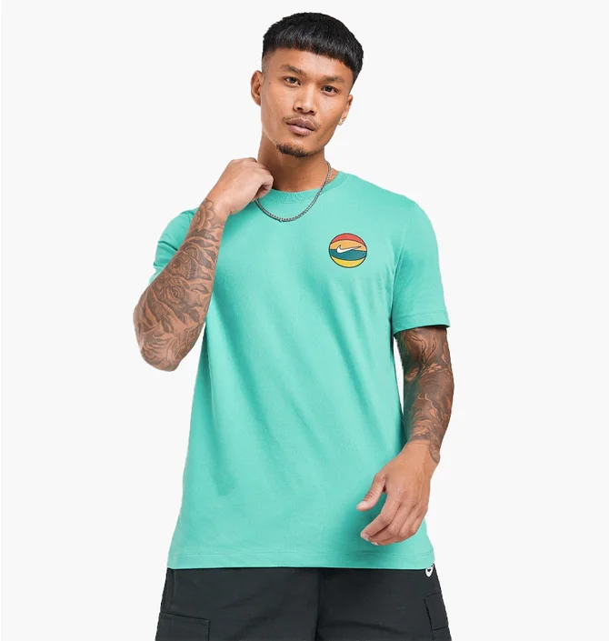 Футболка чоловіча Nike Dri-Fit Basketball T-Shirt Turquoise FD0046-392