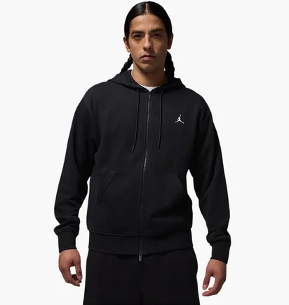Толстовка чоловіча Air Jordan Brooklyn Fleece Black FV7291-010