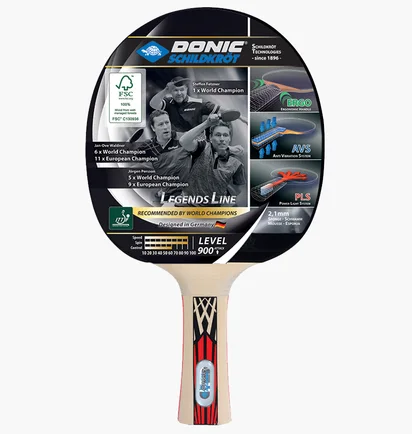 Ракетка для настольного тенниса Donic Legends 900 Fsc Black 754426