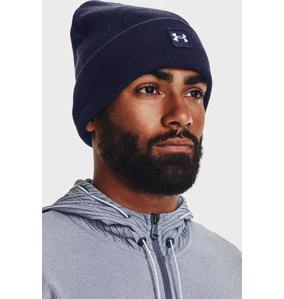 Шапка мужская Under Armour Halftime Cuff Blue 1373155-410