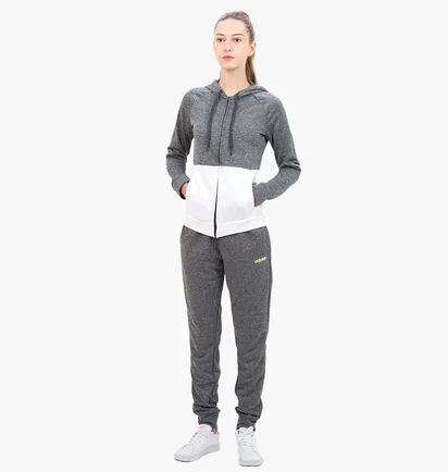 Спортивный костюм женский Adidas Wts Lin Ft Hood W Grey GD4415