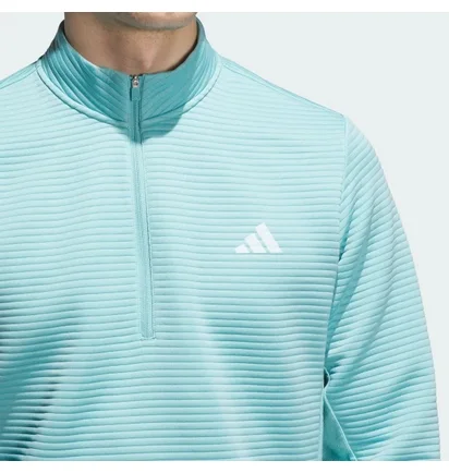 Кофта мужская Adidas Ultimate365 Dwr Textured Quarter-Zip Turquoise JX7237