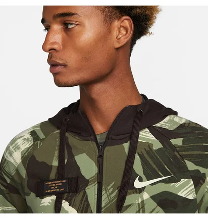 Спортивный костюм мужской Nike Dri-Fit Fleece Black/Green DQ4790-220__FB7081-220