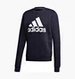 Свитшот мужской Adidas Must Haves Badge Of Sport Crew Sweatshirt Black GK4998