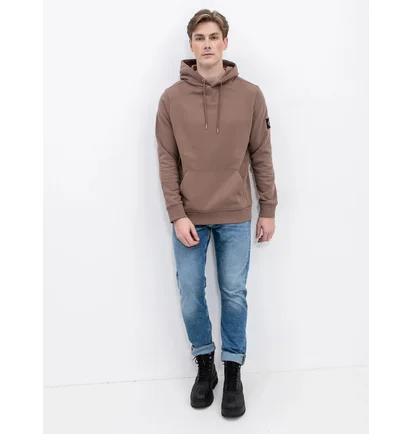 Худи мужское Calvin Klein Monogram Brown J30J314036-GVE