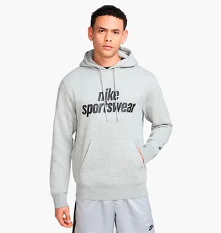 Худи мужское Nike Club Fleece Grey HJ2159-063