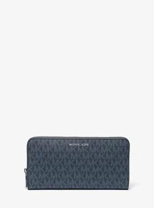 Кошелек мужской Michael Kors Cooper Logo Zip-Around Wallet Blue 36U9MCRE3B-ADMRL-PLBLUE-120908