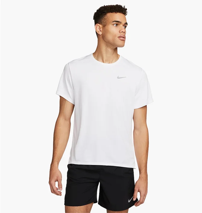 Футболка мужская Nike Dri-Fit Uv Miler T-Shirt White DV9315-100