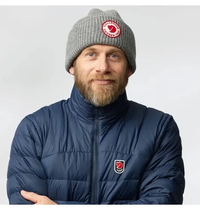 Шапка унисекс Fjallraven 1960 Logo Grey 78142.020