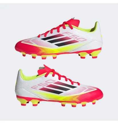 Бутсы детские Adidas F50 League Mg White/Red IE3752