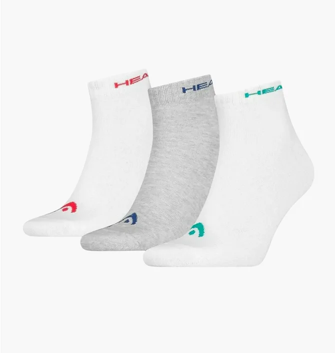 Шкарпетки унісекс HEAD Quarter White/Grey (3 пари) 761011001-003