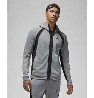 Толстовка чоловіча Air Jordan Dri-Fit Sport Full-Zip Hoodie Grey Dq7323-091