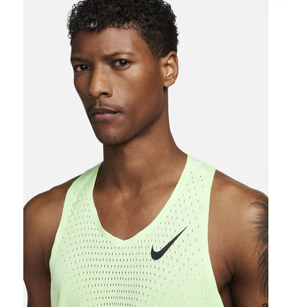 Майка чоловіча Nike Aeroswift Dri-Fit Adv Running Singlet Green FN4231-376