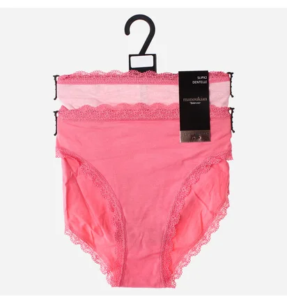 Трусики женские Manoukian Slips Pink (2 шт) 13890784-2