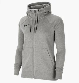 Толстовка женская Nike W Nk Flc Park20 Fz Hoodie Grey CW6955-063