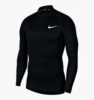 Термобілизна чоловіча Nike Top Tight Ls Mock Black BV5592-010