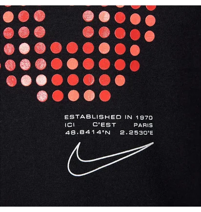 Футболка чоловіча Nike Paris Saint-Germain MenS Nike Soccer T-Shirt Black FV8637-010