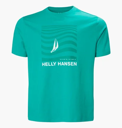 Футболка мужская Helly Hansen Shoreline 3.0 Turquoise 54601-472