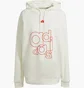 Худи женское Adidas French Terry Print Hoodie Beige IS4300