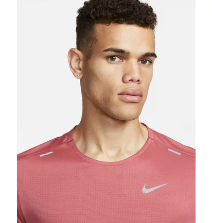 Футболка чоловіча Nike Rise 365 Dri-Fit Short-Sleeve Running Top Pink CZ9184-655