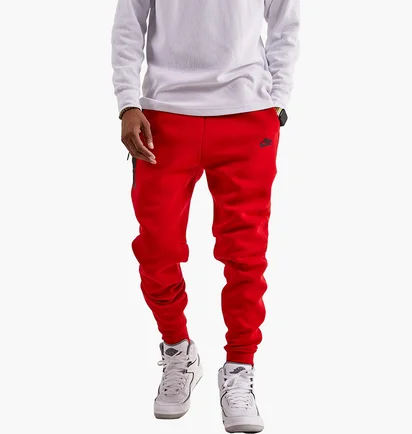 Штаны мужские Nike Tech Fleece Joggers Red FZ4710-657