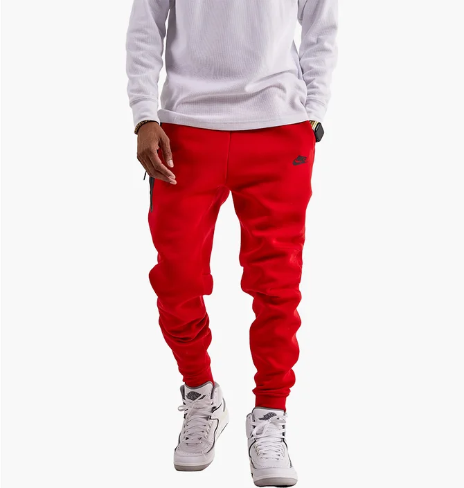 Штаны мужские Nike Tech Fleece Joggers Red FZ4710-657