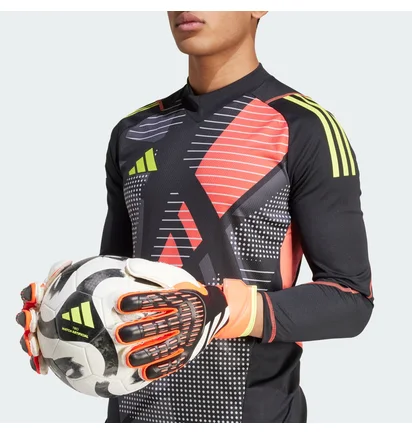 Перчатки вратарские унисекс Adidas Predator Mtc Fs Black/Orange IQ4037