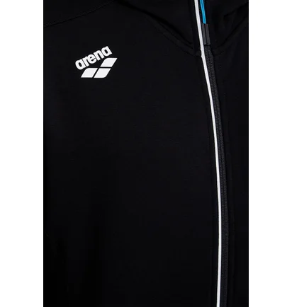 Куртка унисекс Arena Team Hooded Jacket Panel Black 004906-500