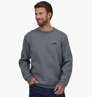 Свитшот мужской Patagonia 73 Skyline Uprisal Crew Sweatshirt Grey Plgy39656