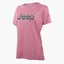 Футболка женская Jeep T-Shirt Oversize Striped Print Turn Pink O102611-P490