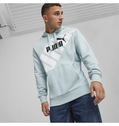 Худи мужское Puma Power Graphic Hoodie Light Blue 678963-22