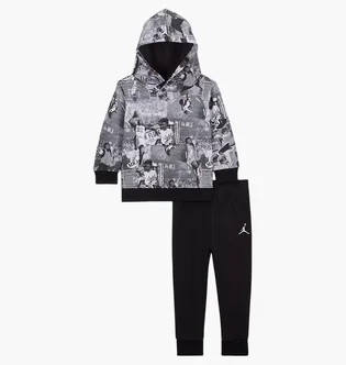 Спортивний костюм дитячий Air Jordan Brooklyn Aop Grey/Black 85D324-023