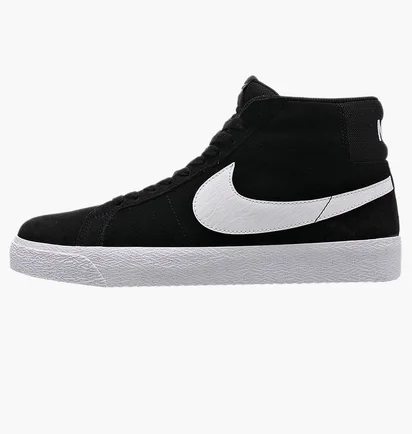 Кроссовки унисекс Nike Sb Zoom Blazer Mid Black White 864349-002