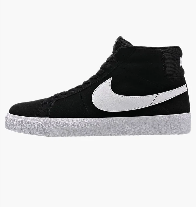 Кроссовки унисекс Nike Sb Zoom Blazer Mid Black White 864349-002