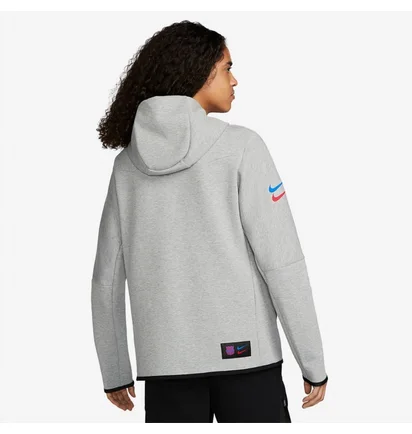 Толстовка чоловіча Nike Fc Barcelona 22/23 Champions League Nsw Tech Fleece Hoodie Grey DN3084-063