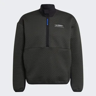 Кофта мужская Adidas Terrex Hike Half-Zip Fleece Grey GQ3683