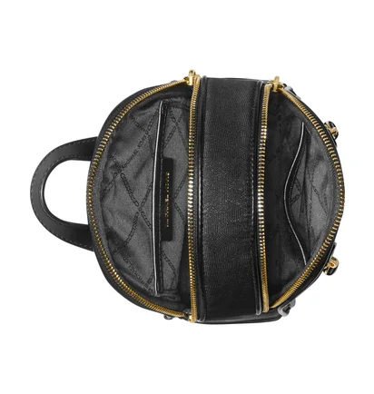 Рюкзак женский Michael Kors Brooklyn Xs Gold - Backpack Black 30F2GBNB0Q-BLACK-64262