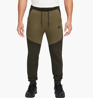 Штаны мужские Nike Tech Fleece Black/Olive HV0959-355