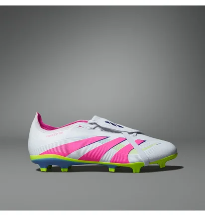 Бутсы унисекс Adidas Predator League L Fg White/Pink ID1320