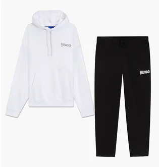 Спортивный костюм мужской Hugo Nyrotro Loose Fit Nyrohood Black/White 50549779-10273551