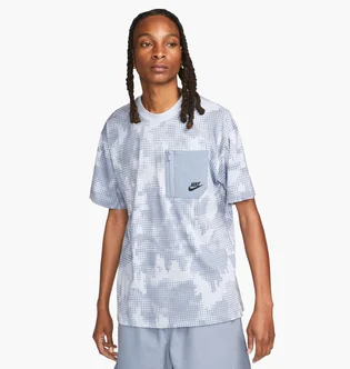 Футболка мужская Nike M Nsw Spu Ss Top Aop Light Blue/White FJ5252-493