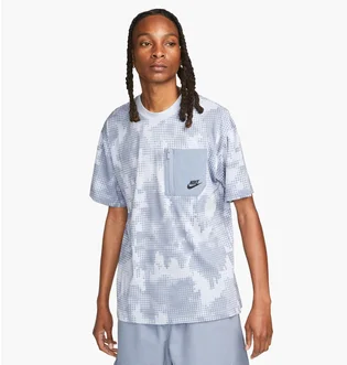 Футболка мужская Nike M Nsw Spu Ss Top Aop Light Blue/White FJ5252-493