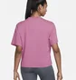 Футболка женская Nike Df Tee Ss Boxy Pink DX7984-656